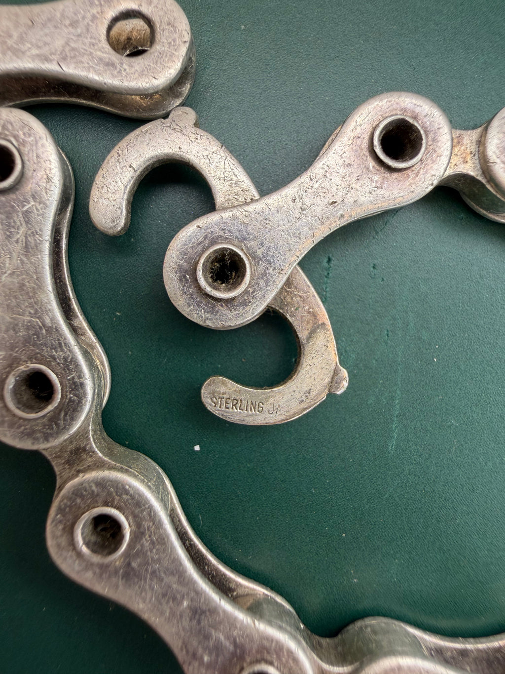 .925 Bike Chain Bracelet