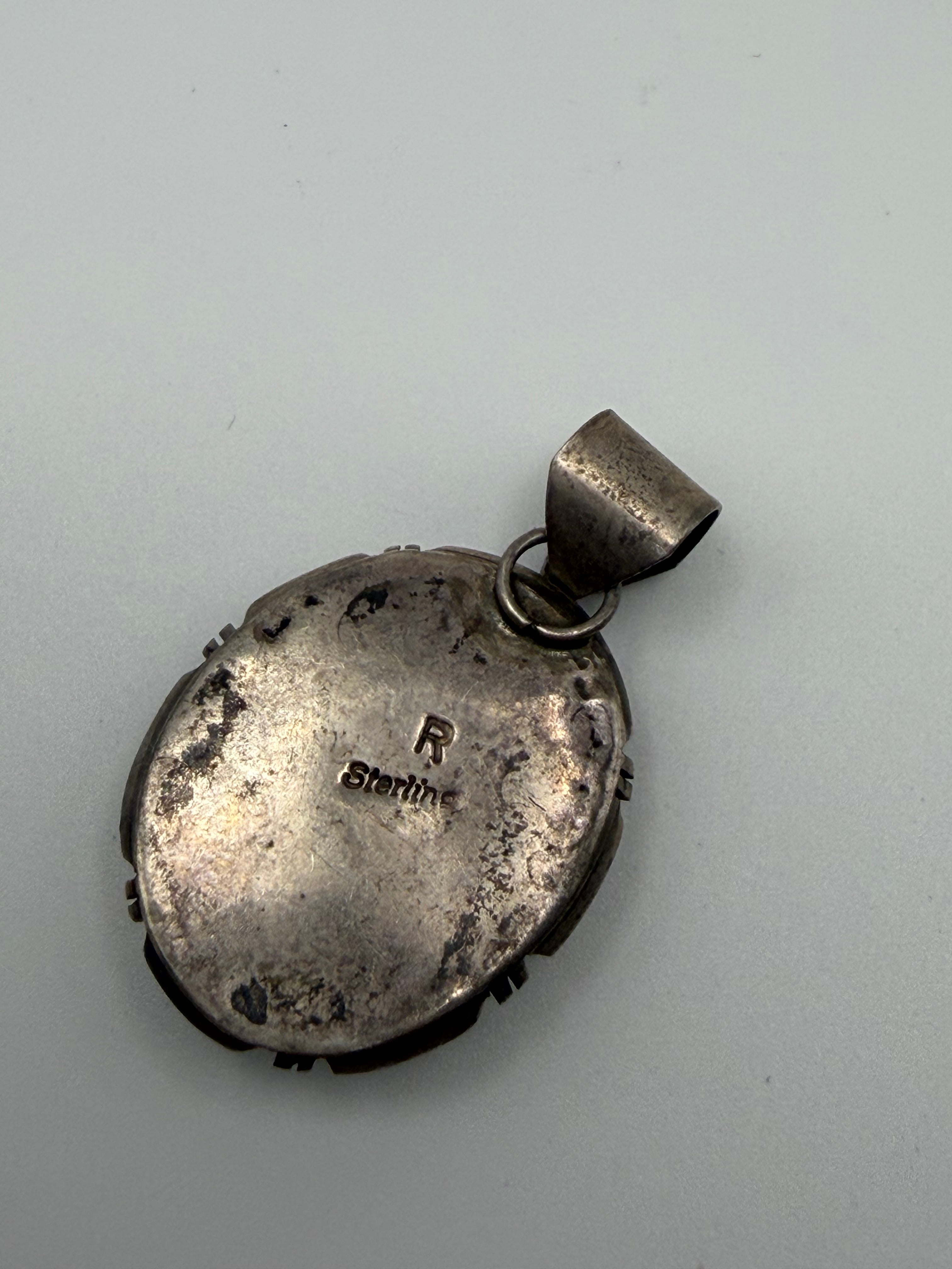 .925 White Buffalo Pendant