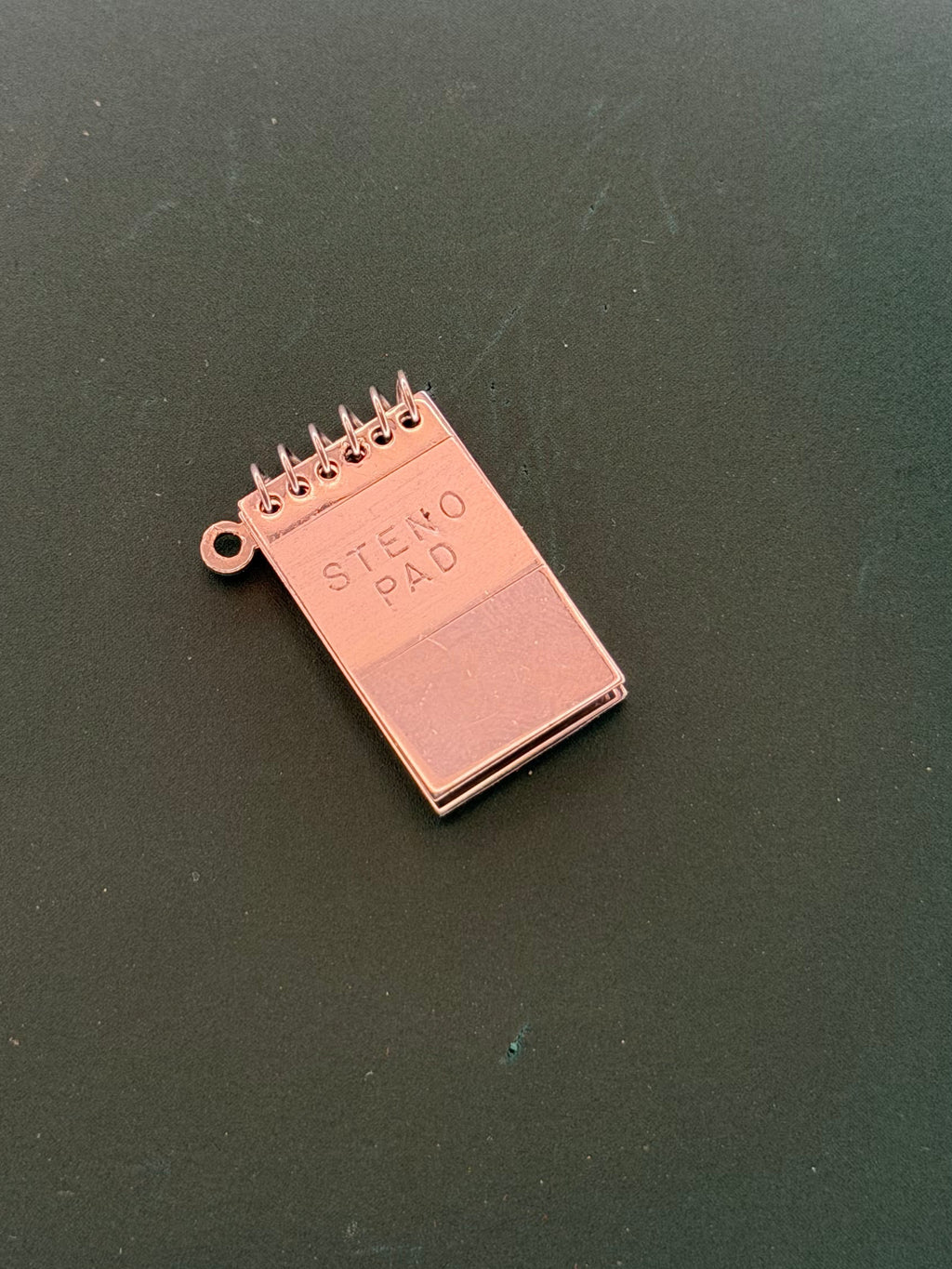 .925 Steno Pad Charm