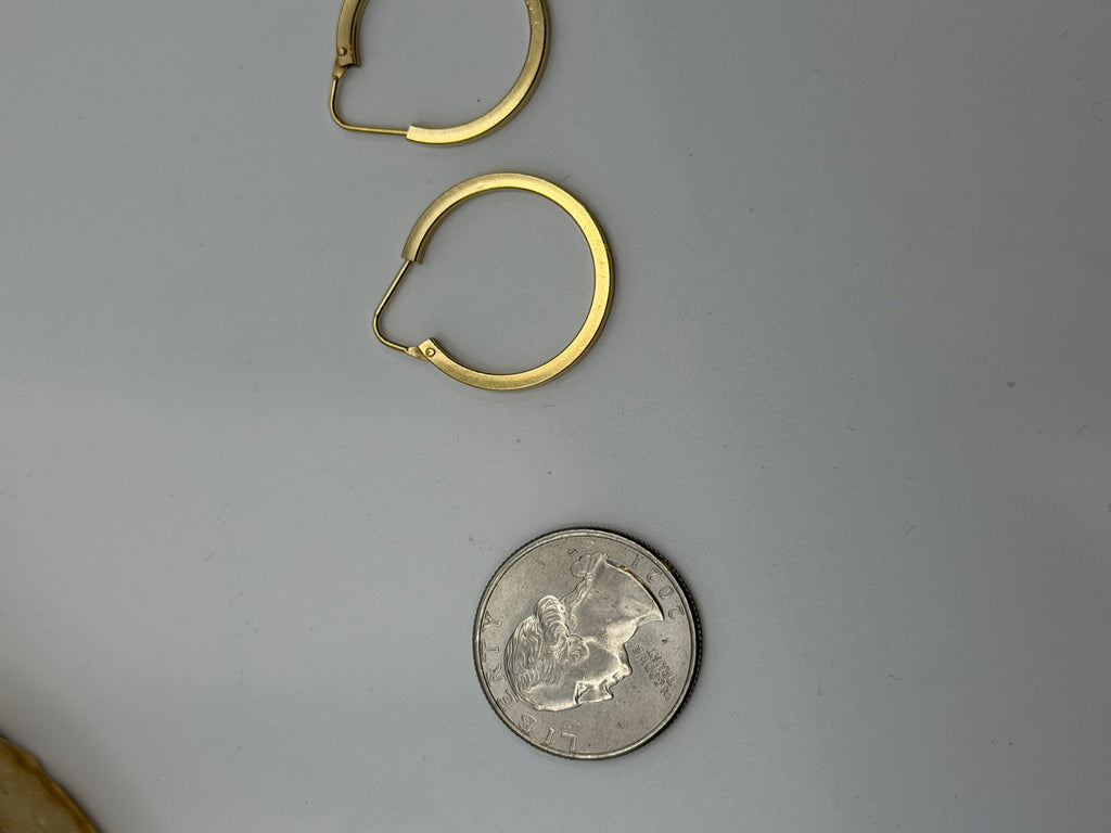 14k Hoops
