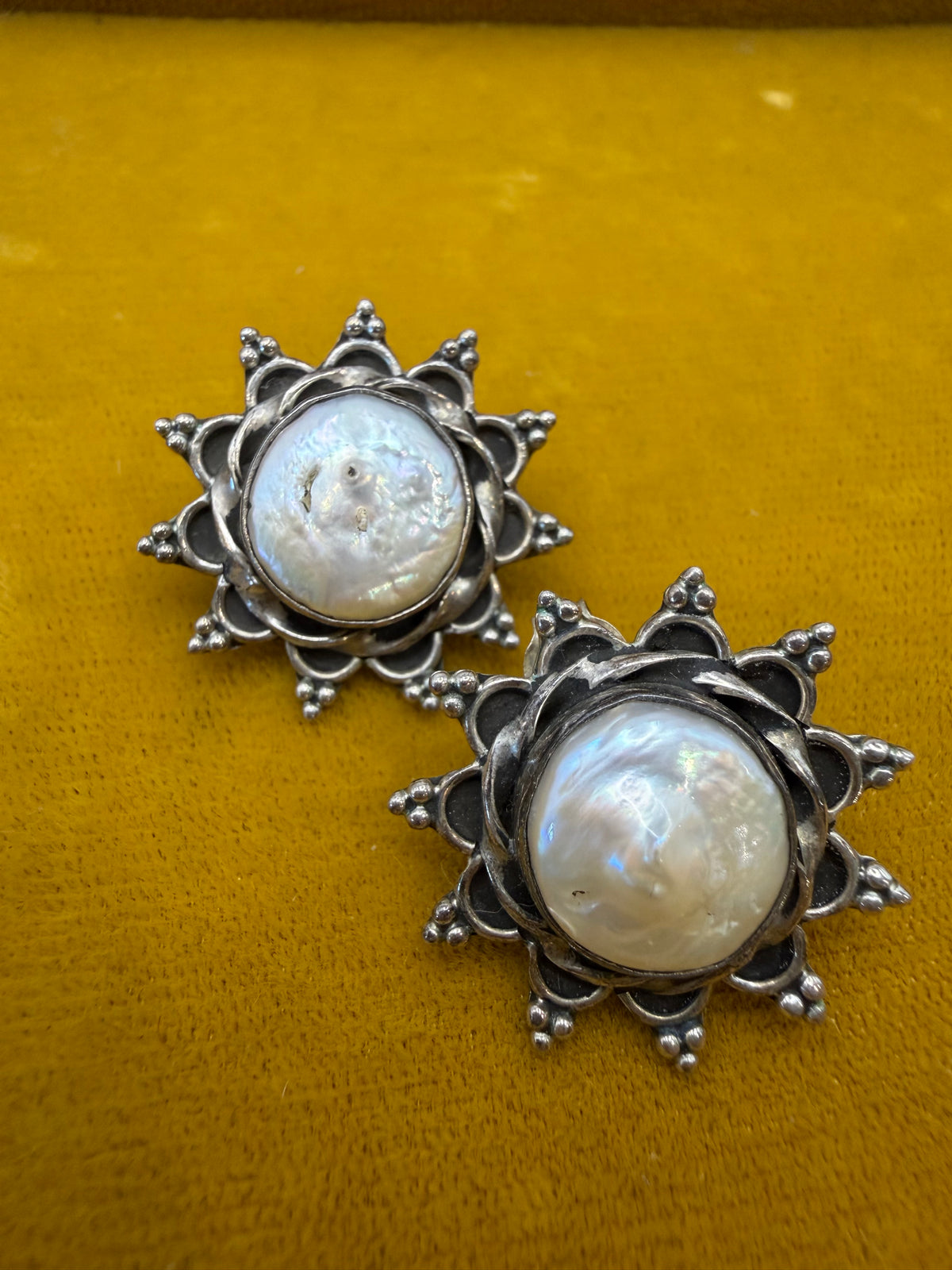 .925 Sun Earring