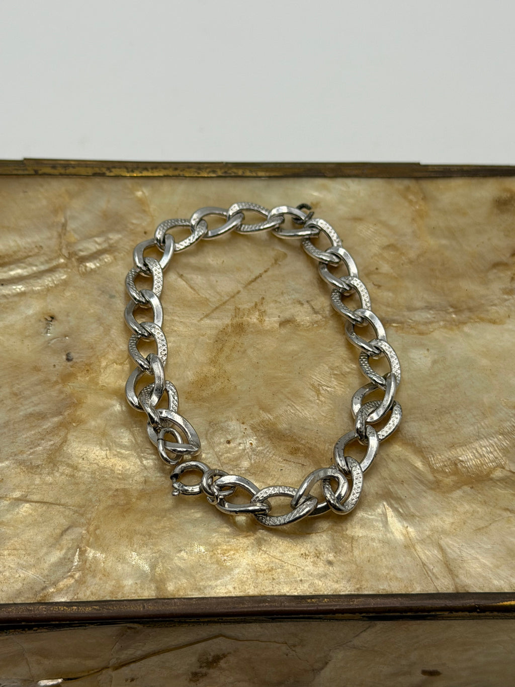 .925 Link Bracelet (7in)