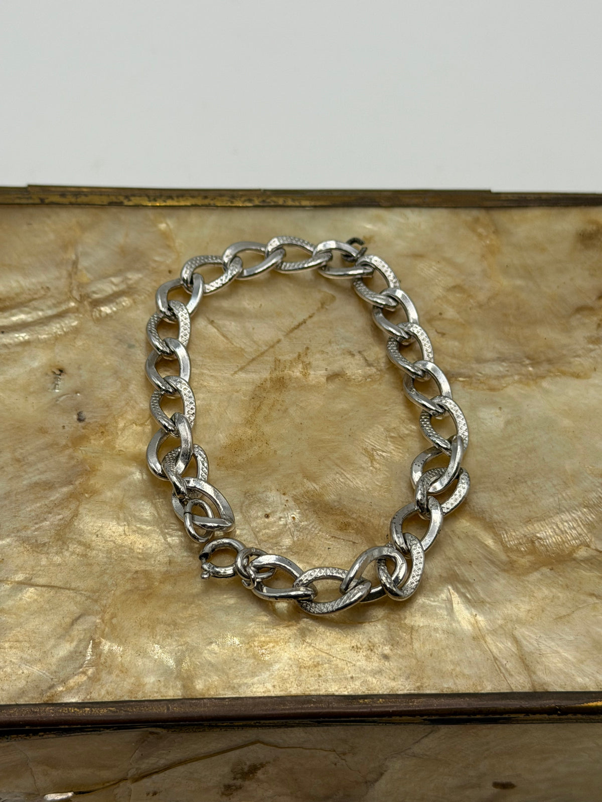 .925 Link Bracelet (7in)