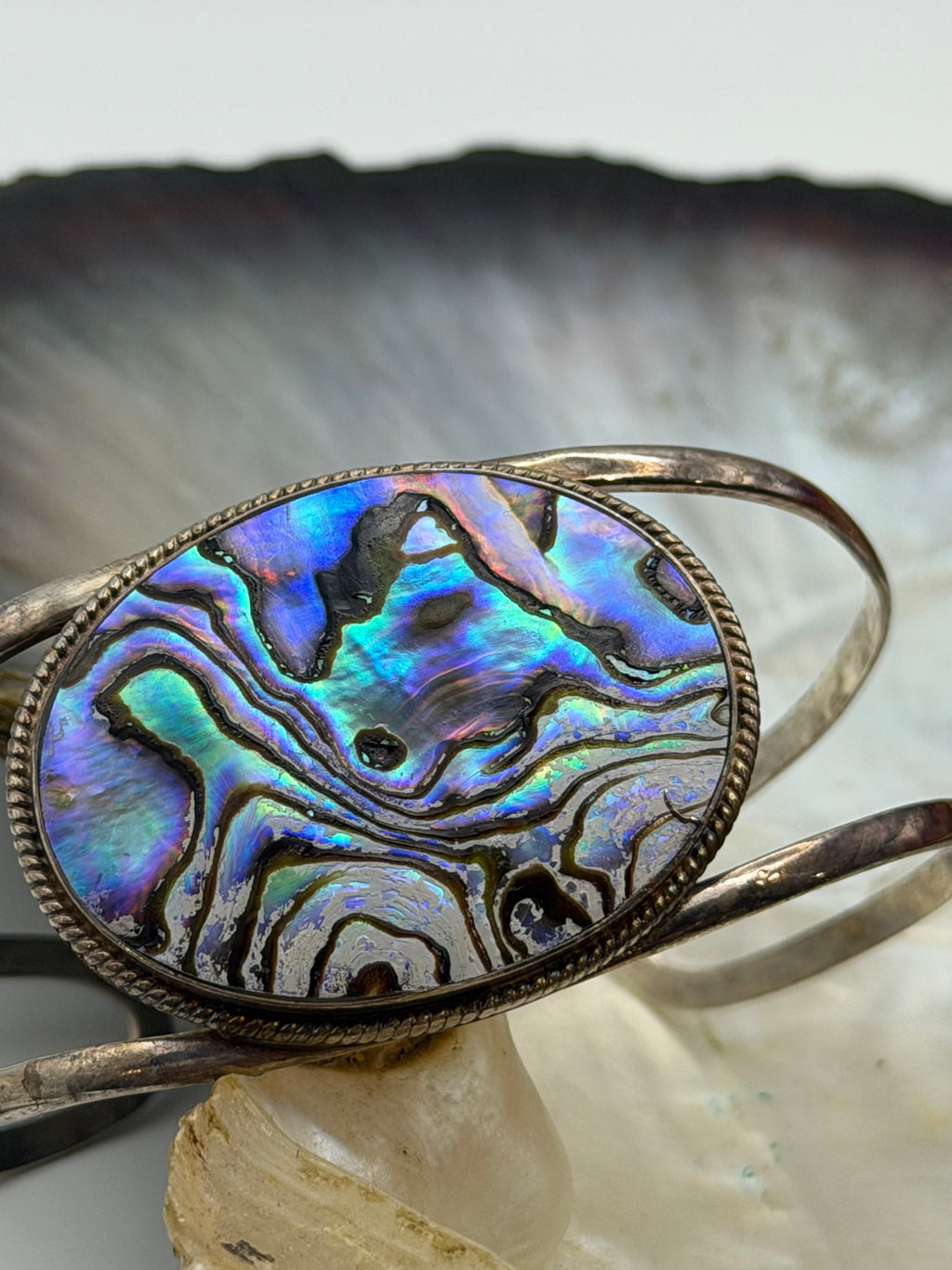 .925 Abalone Cuff (L)