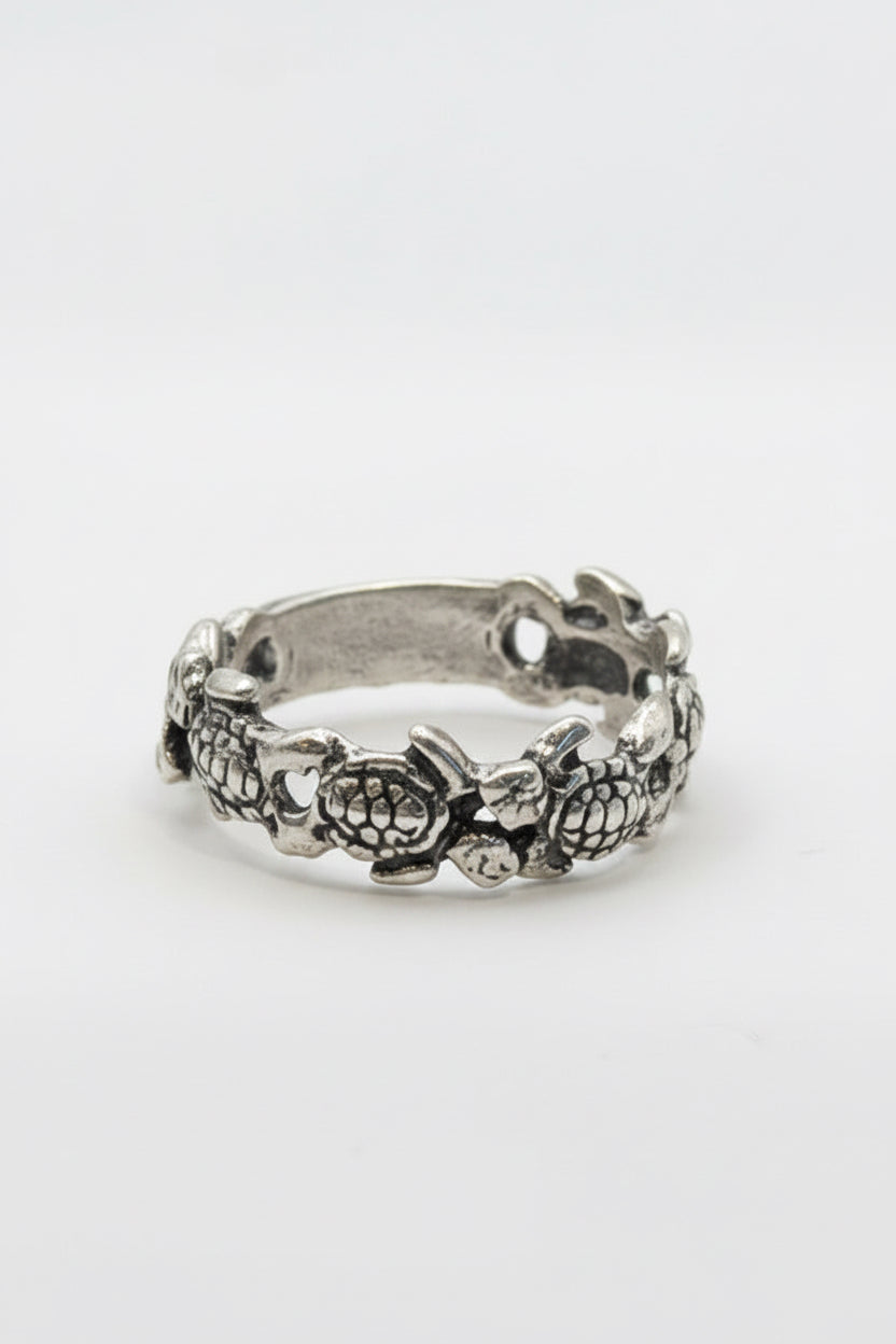 .925 Turtle Ring Size 7