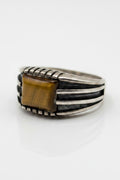 .925 Tigers Eye Size 10