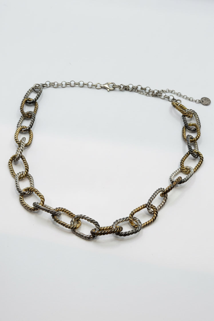 .925 Mixed Metals Necklace