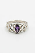 .925 Amethyst Ring Size 9