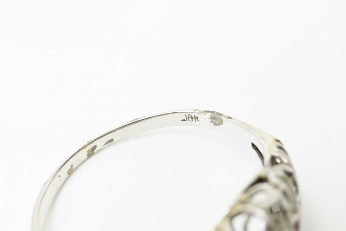 18k White Gold 1930s Ring (8)