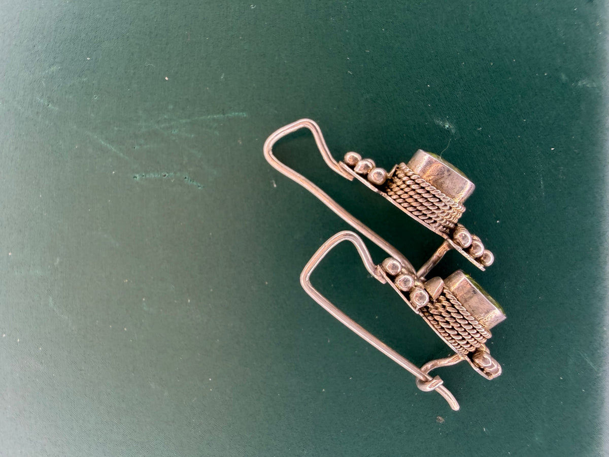 .925 Peridot Earring