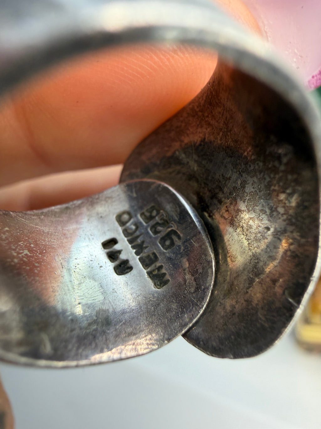 .925 Mother Of Pearl Ring (Adj)