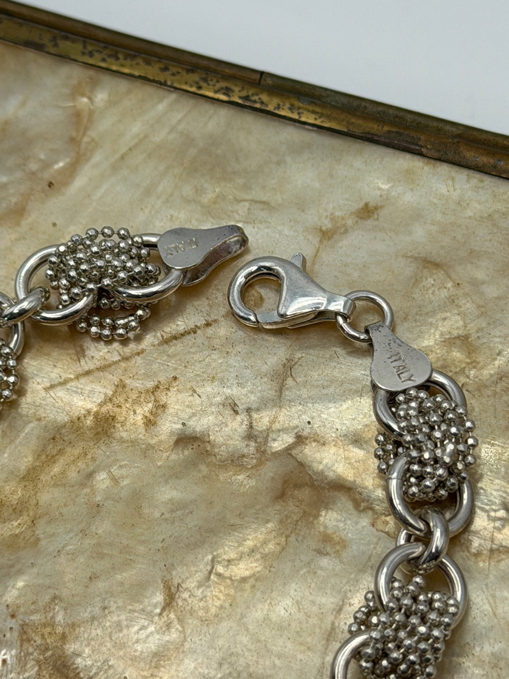 .925 Bead Bracelet (6.75)