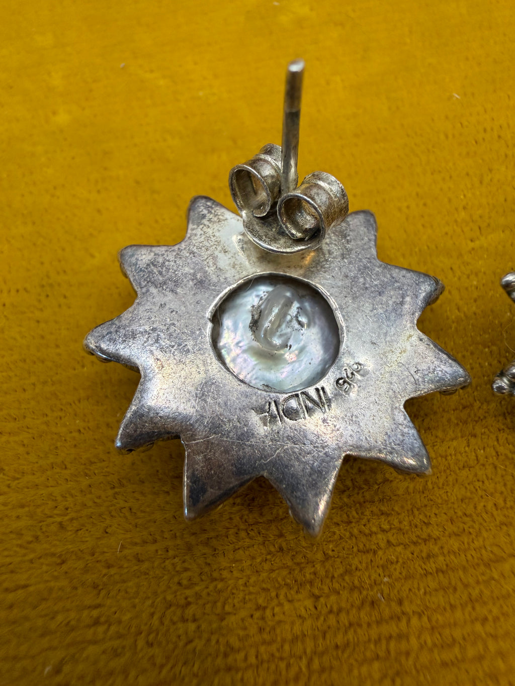 .925 Sun Earring