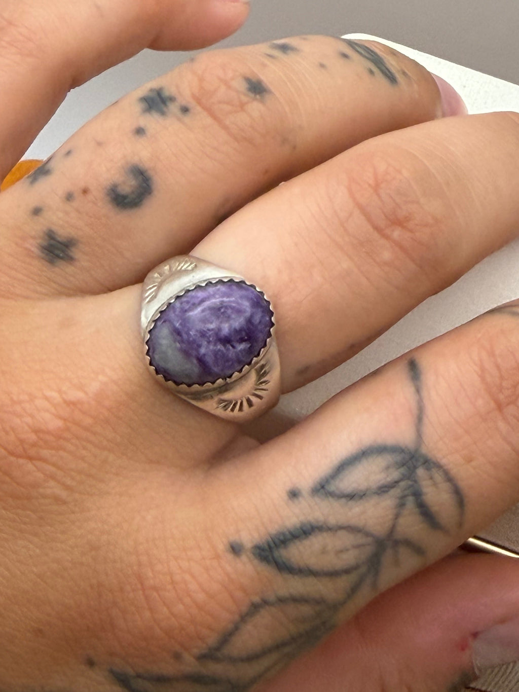 .925 Purple Stone Ring (8)