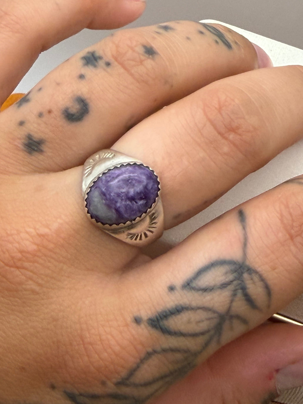 .925 Purple Stone Ring (8)