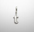 .925 Caviar “t” charm