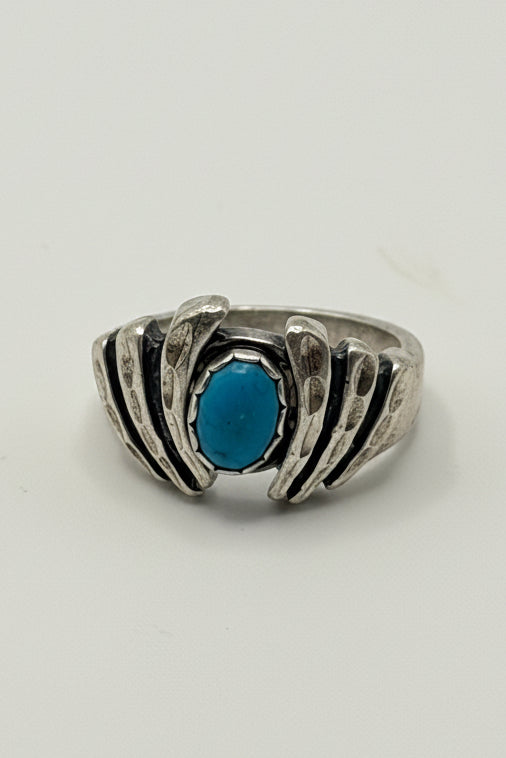 .925 Turquoise Ring Size 5