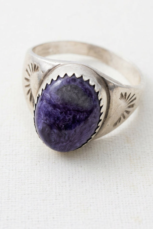 .925 Purple Stone Ring (8)
