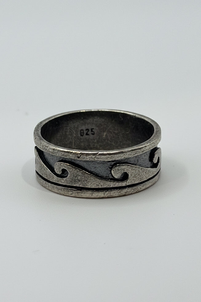 .925 Wave Ring Size 10