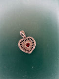 .925 Garnet Locket