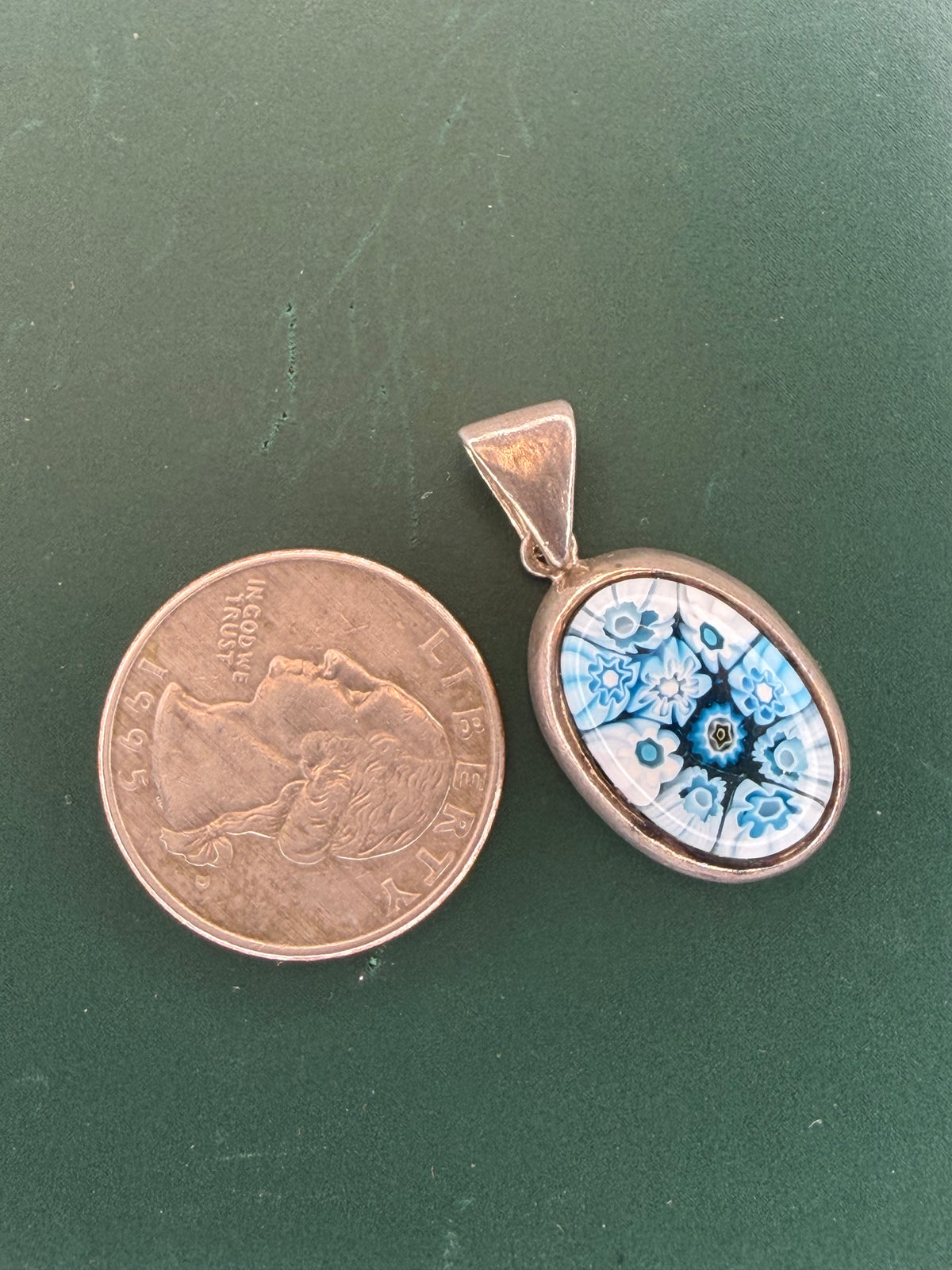 .925 Millefiori Pendant
