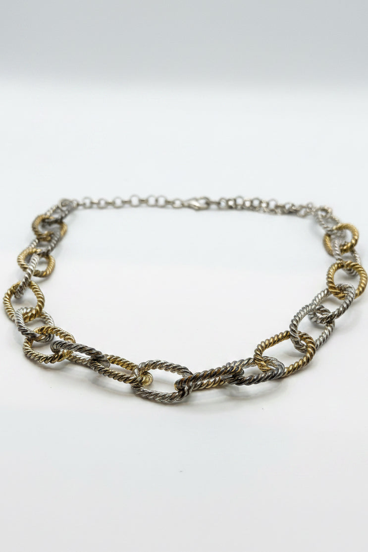 .925 Mixed Metals Necklace