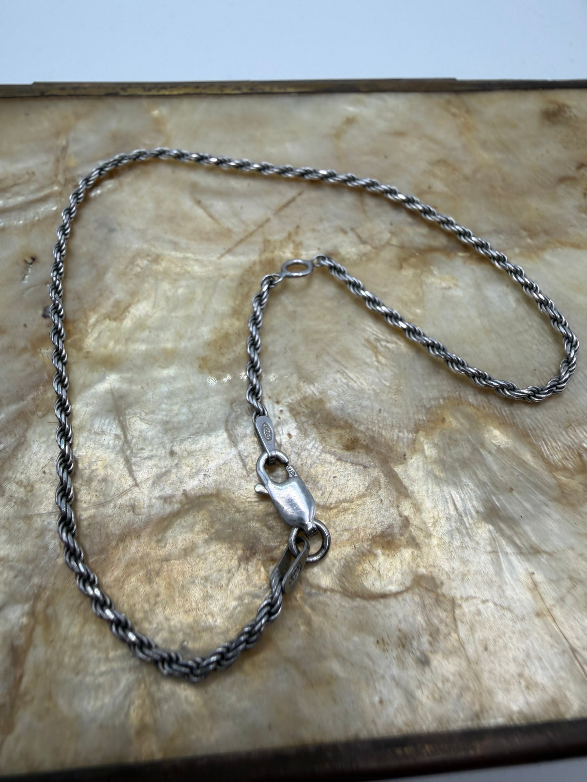 .925 Chain Bracelet/Anklet (9-10in)