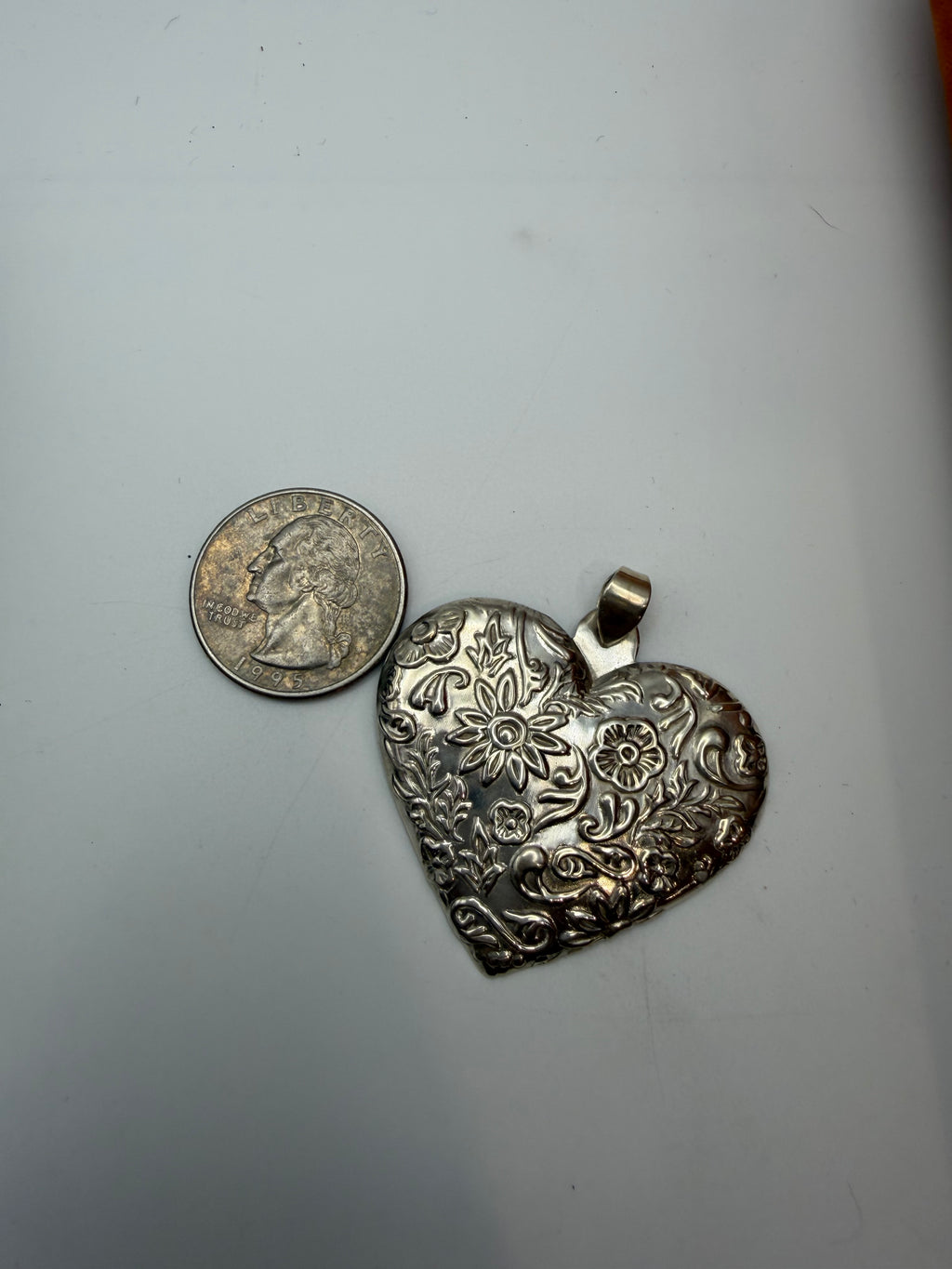 .925 heart pendant