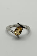 .925 Citrine Ring Size 3