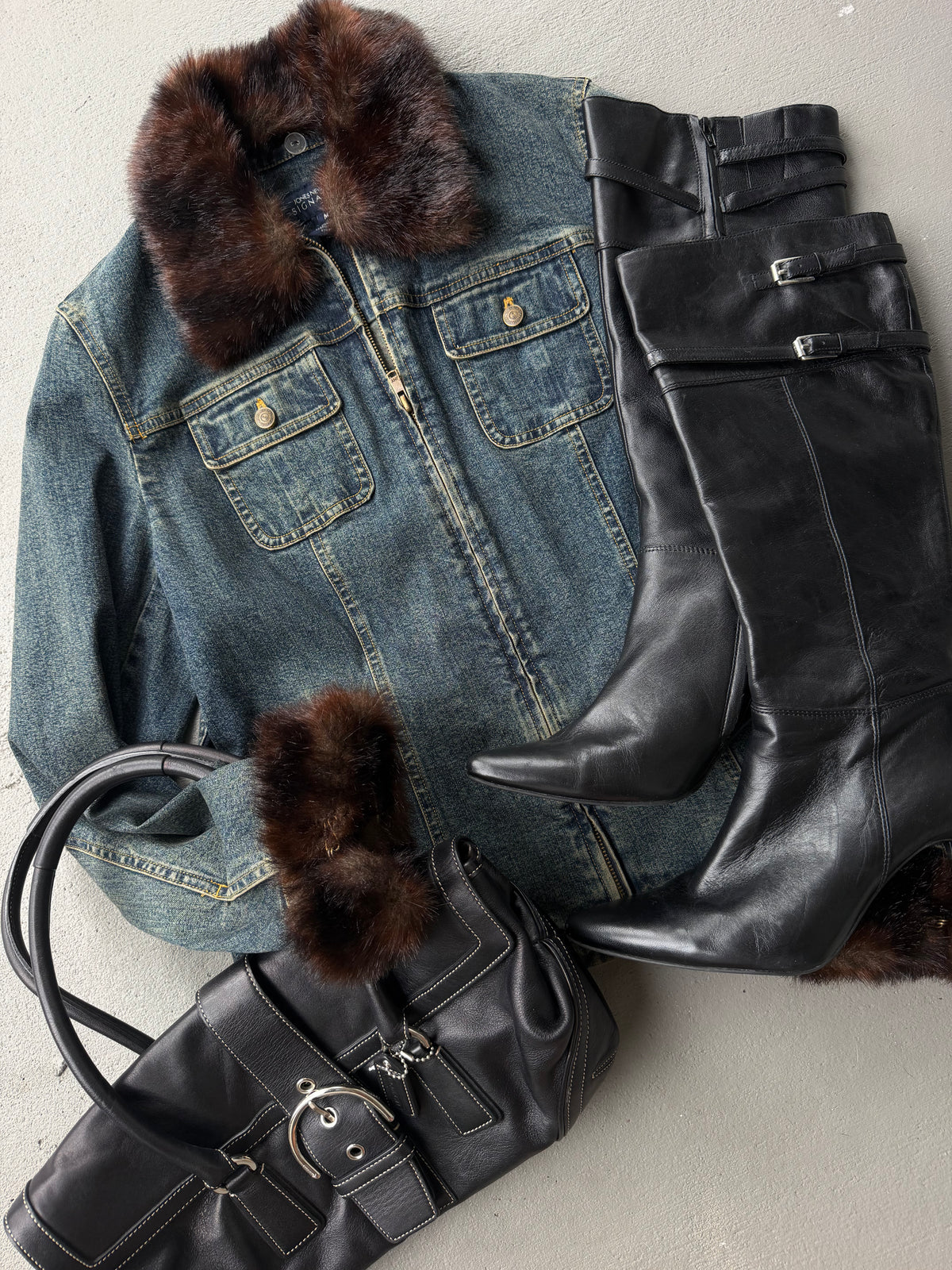 Lauren Ralph Lauren Leather Boots (8.5B)