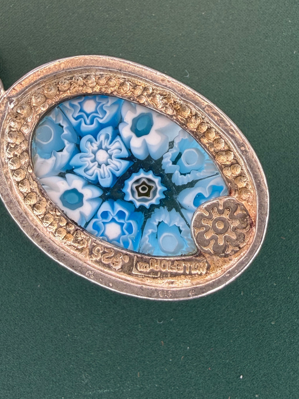 .925 Millefiori Pendant