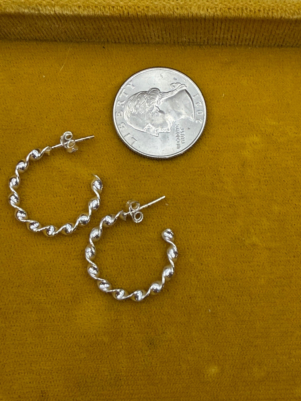 .925 Braided Earring