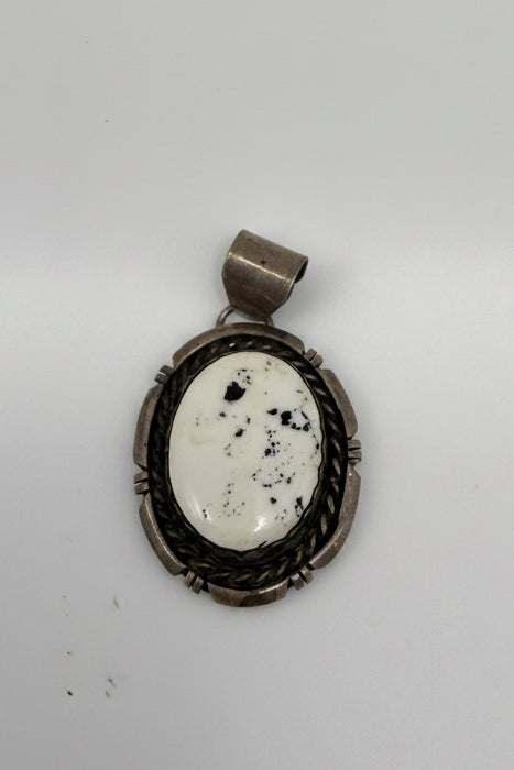 .925 White Buffalo Pendant