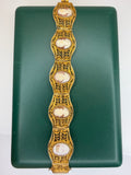 .800 Filigree Cameo Bracelet