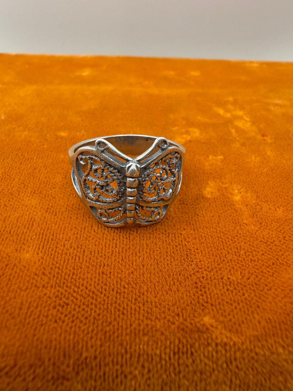 .925 Butterfly Ring