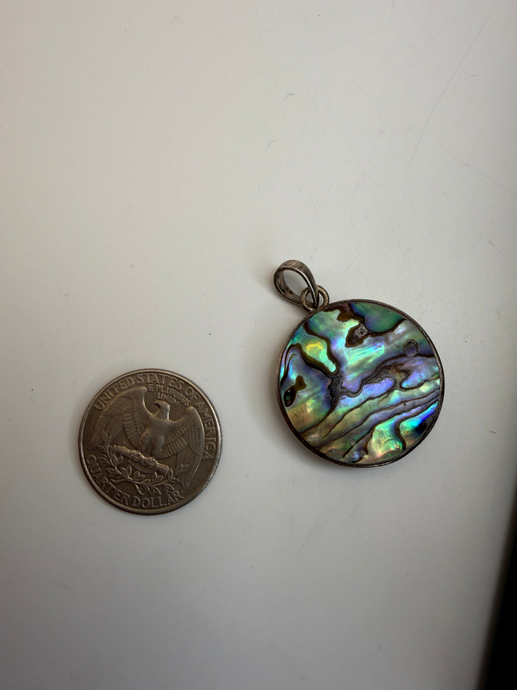 .925 Abalone Pendant