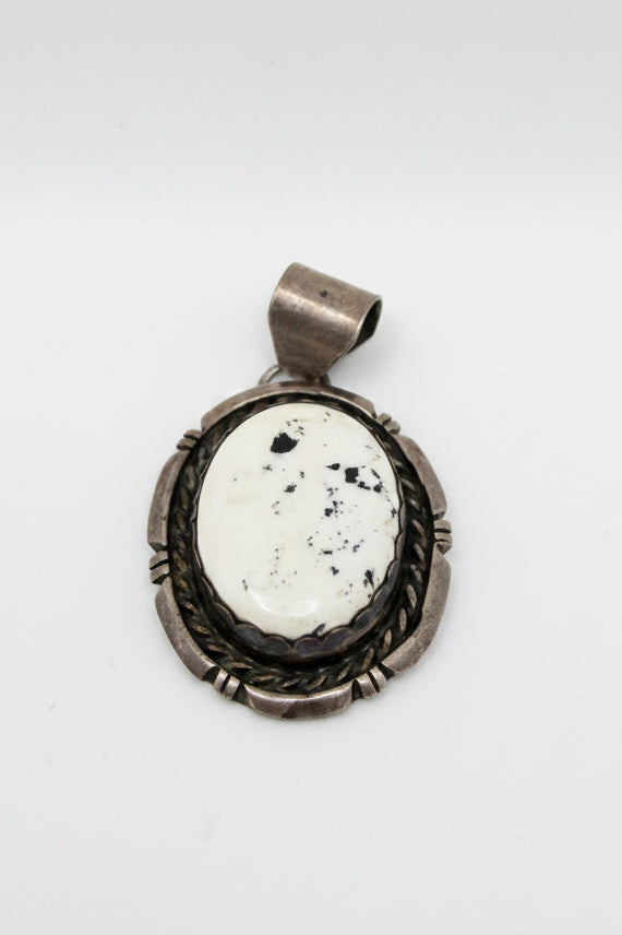 .925 White Buffalo Pendant