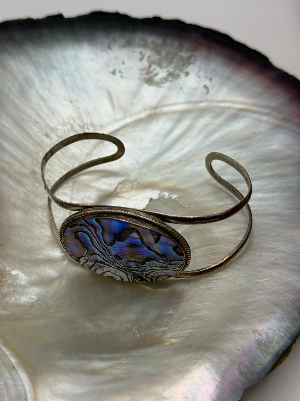 .925 Abalone Cuff (L)
