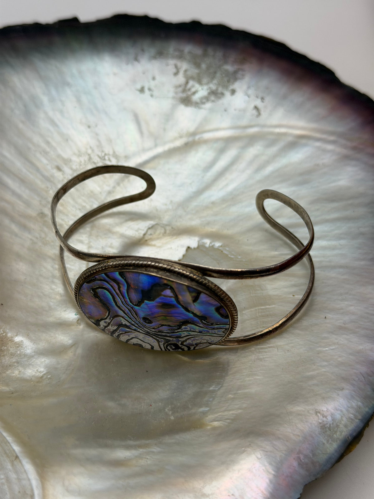 .925 Abalone Cuff (L)