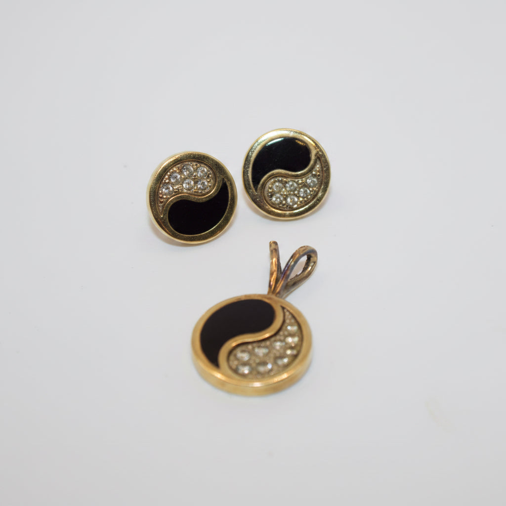 14k Gold Yin Yang Set