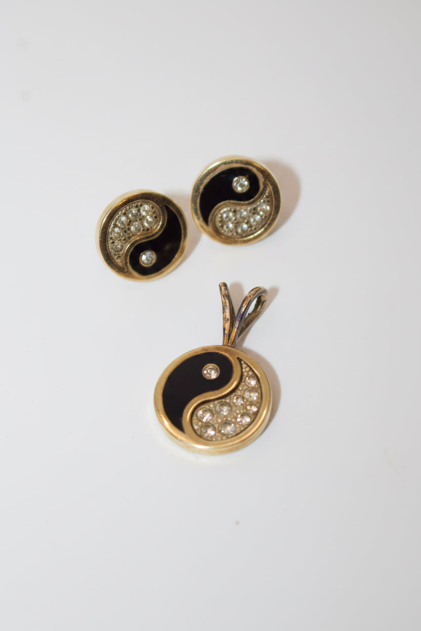 14k Gold Yin Yang Set