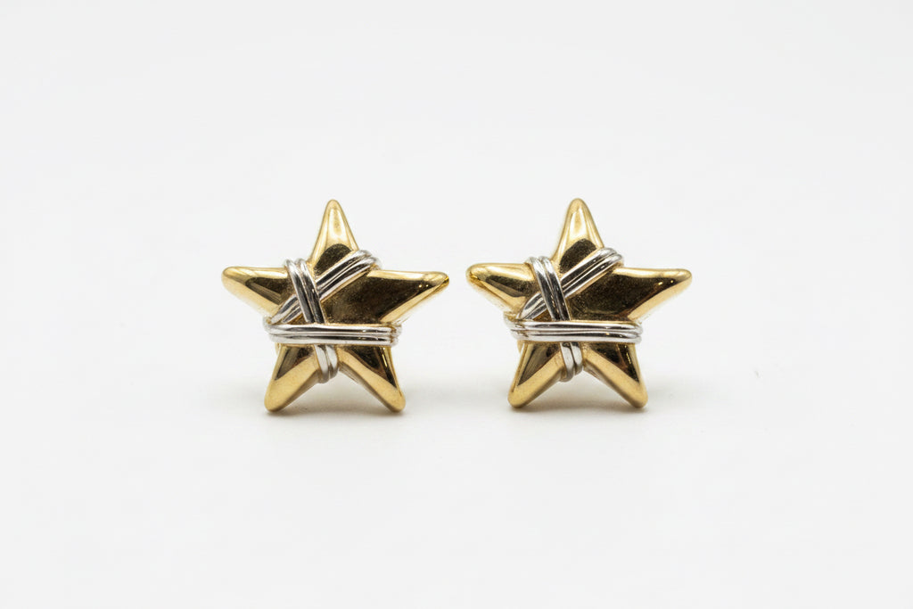 14k Gold Star Earrings