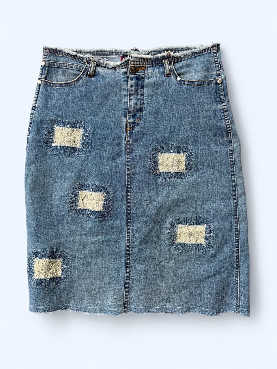 Denim Blue Skirt